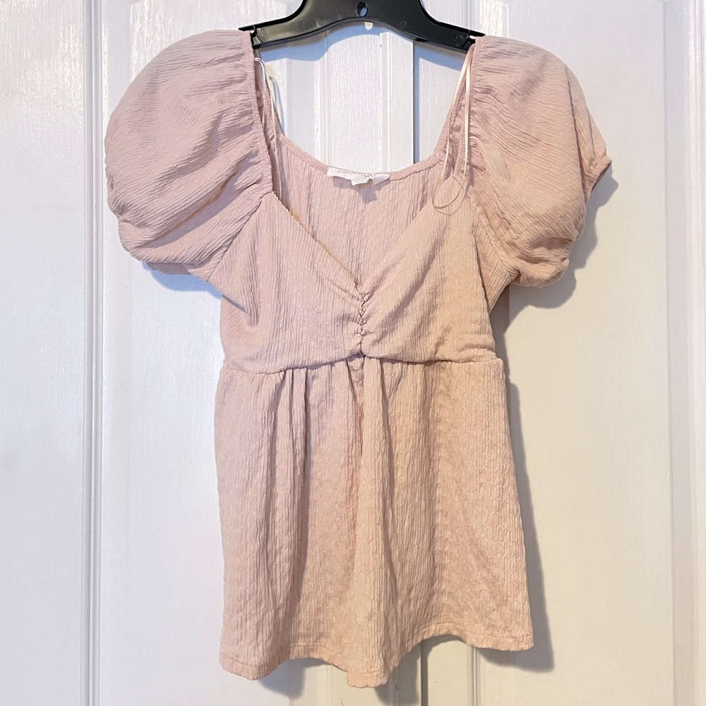 Fancy pink flow top
